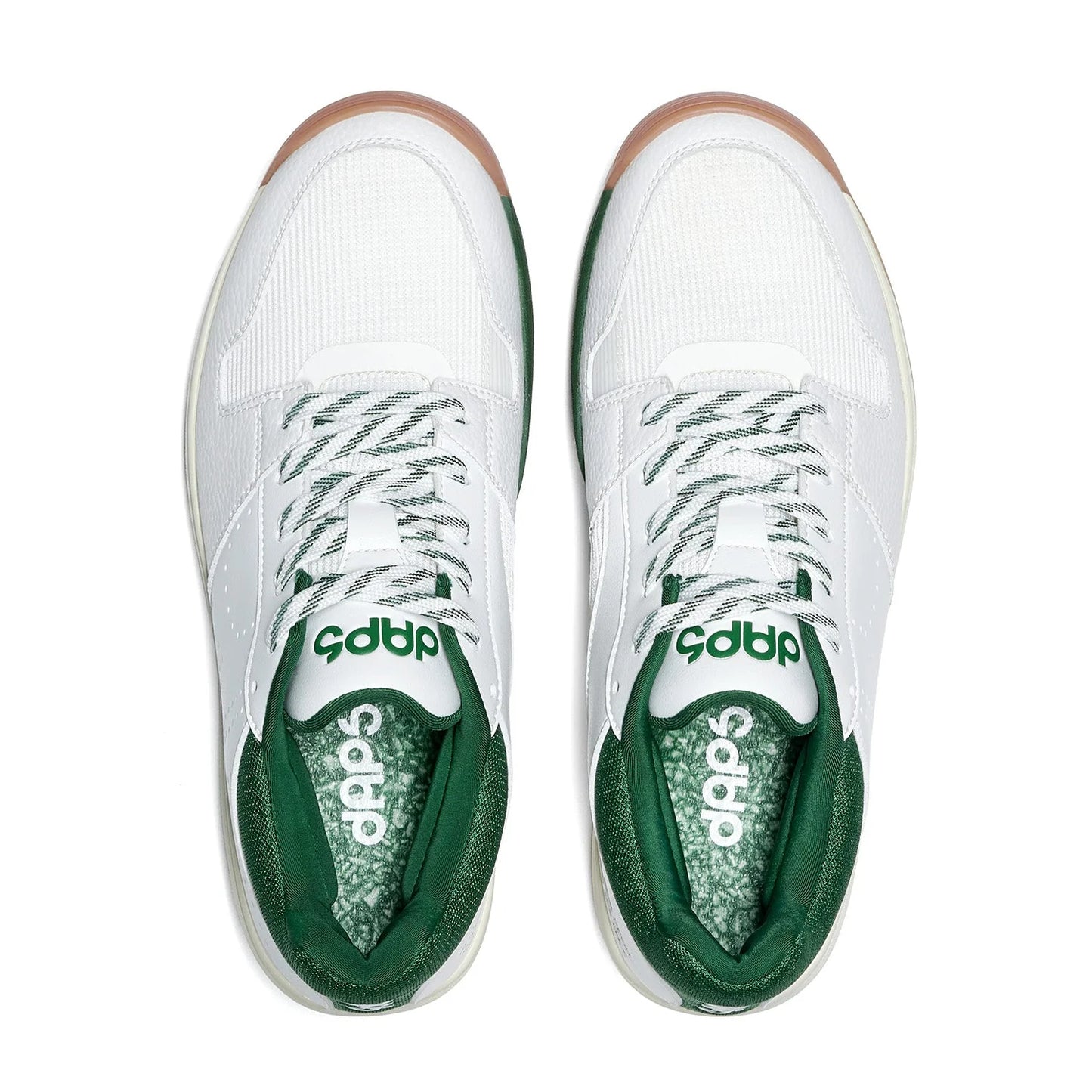 DAPS DESI Mid Green White Mens Pickleball Shoes