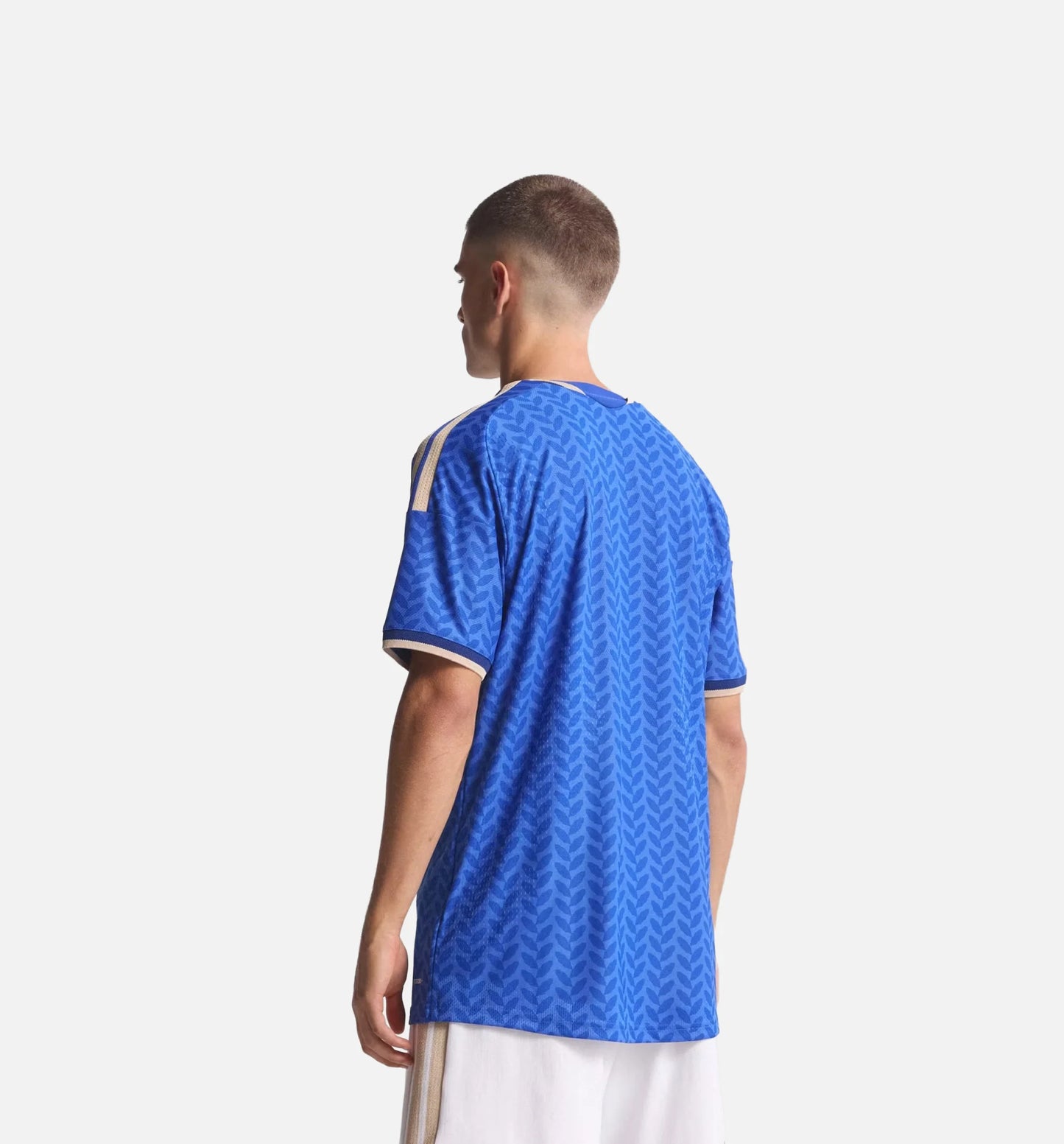 Italy 26 Home Authentic Mens Jersey Bold Blue