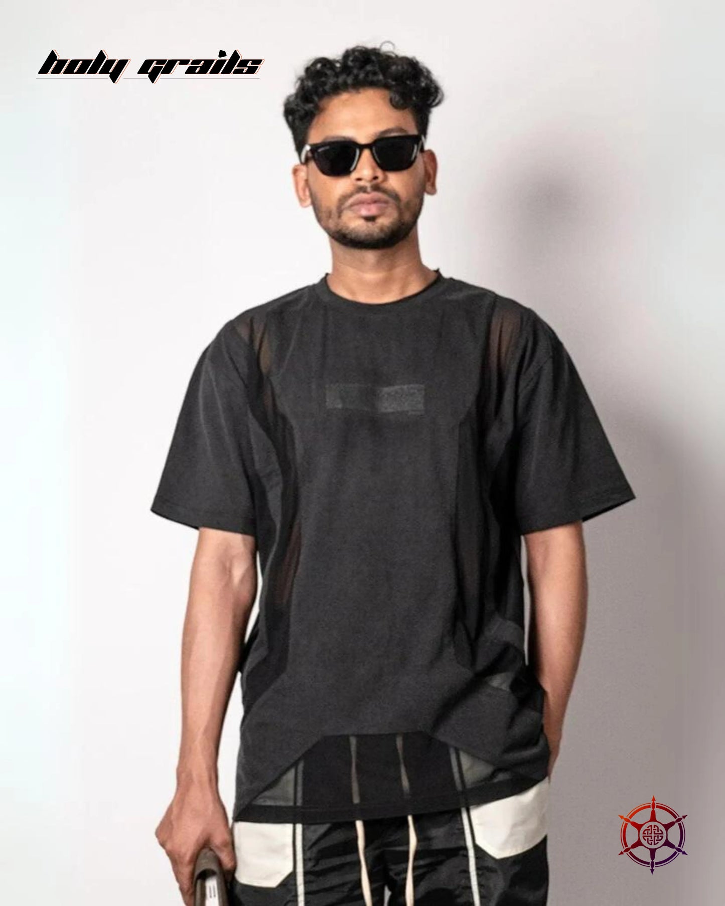 Carbon Veil Oversized Tee HG x Duskin