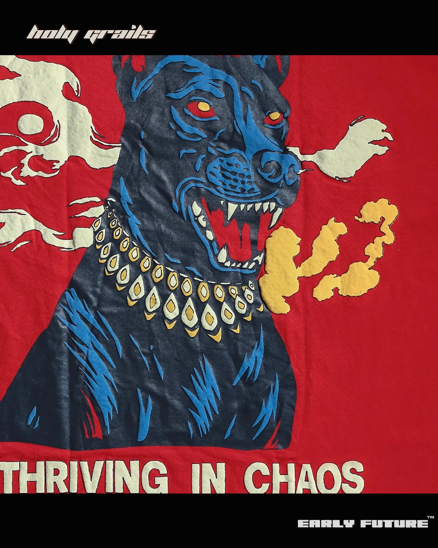 Thriving in Chaos Inferno Red Oversize Tee HG x Early Future