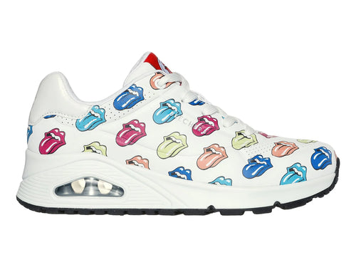 Tenis Skechers One X Rolling Stones Blanco Multicolor para Mujer
