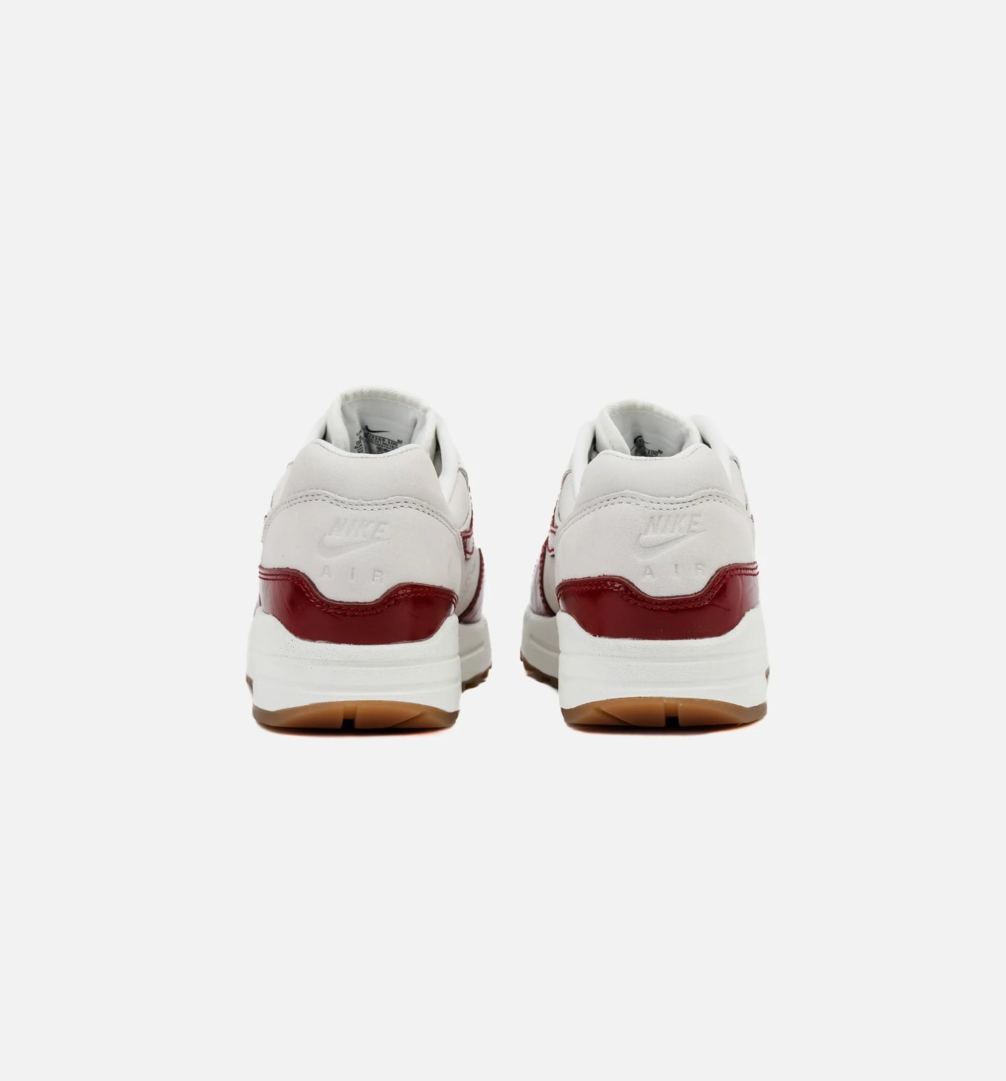 Air Max 1 LX Womens Lifestyle Shoe Sail Sail Gum Light Brown Team Red
