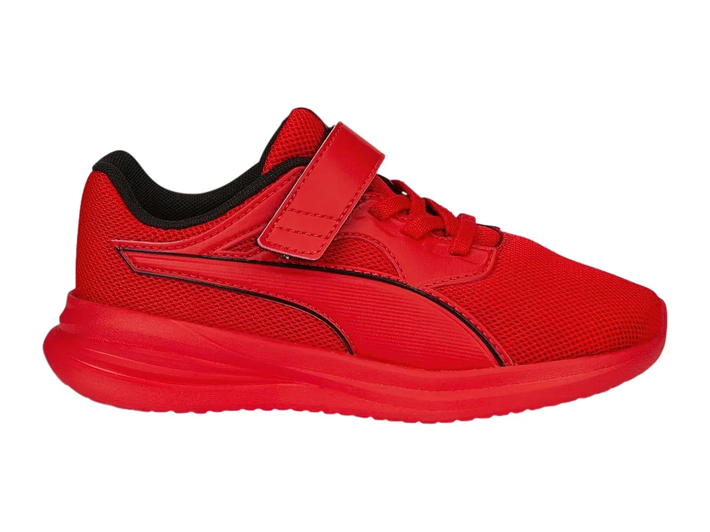 Tenis PUMA Transport ACPS Rojo y Negro para Niño