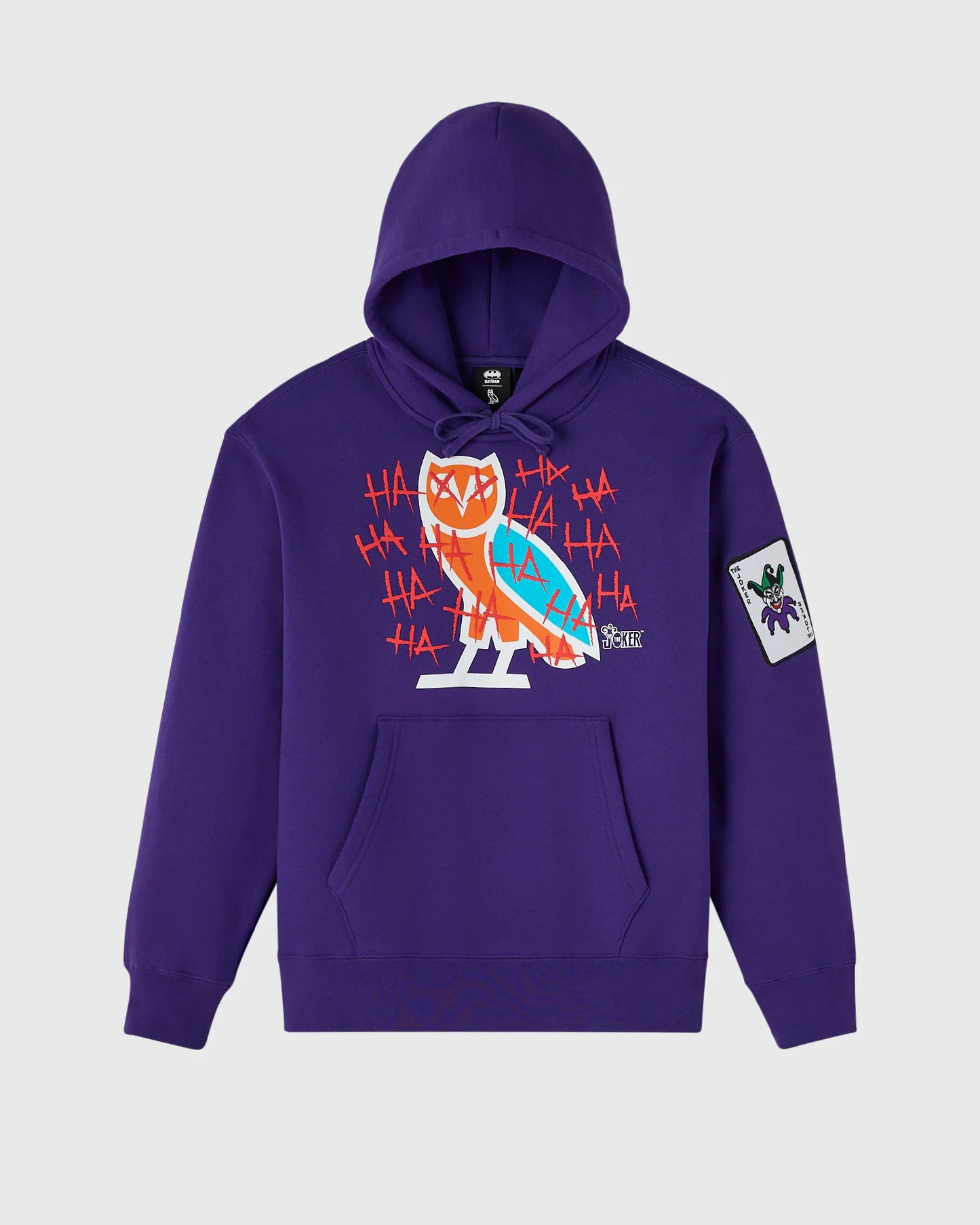 The Joker Defaced Hoodie Violet