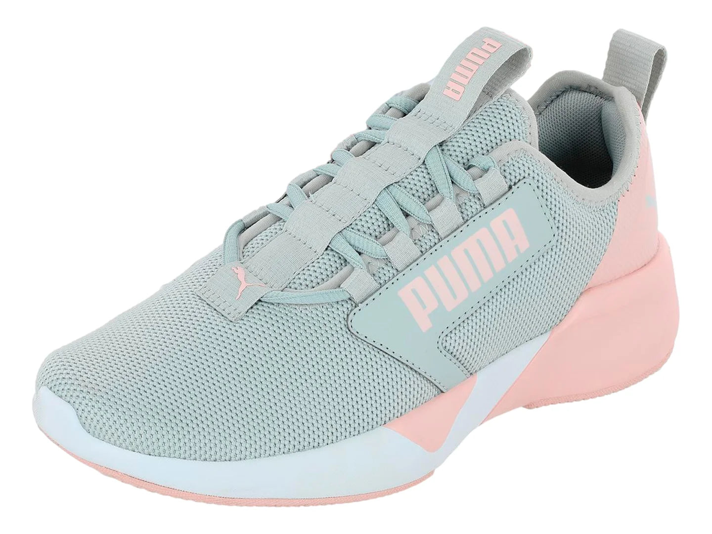 Tenis PUMA Retaliate Tongue Fresh Gris y Violeta para Mujer