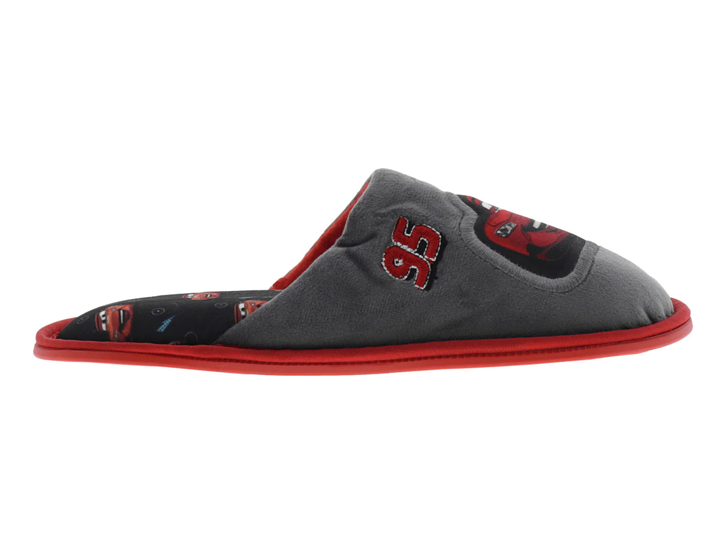 Pantuflas ARRA Cars Gris y Rojo para Niño