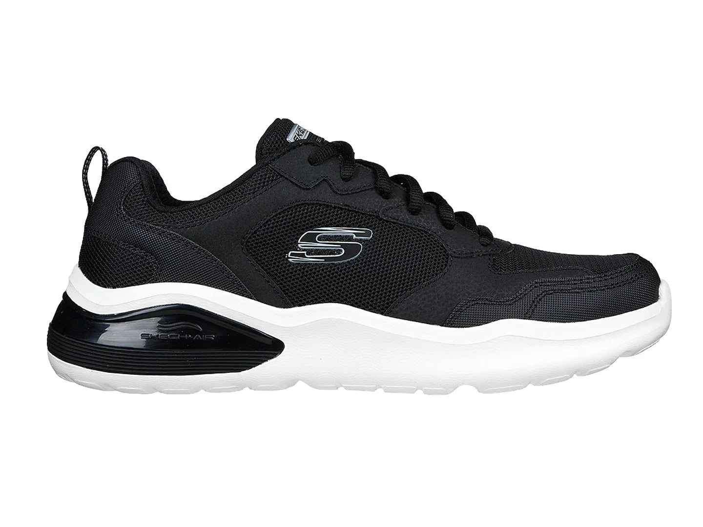 Tenis Skechers Air Cushioning Negro con Blanco para Hombre