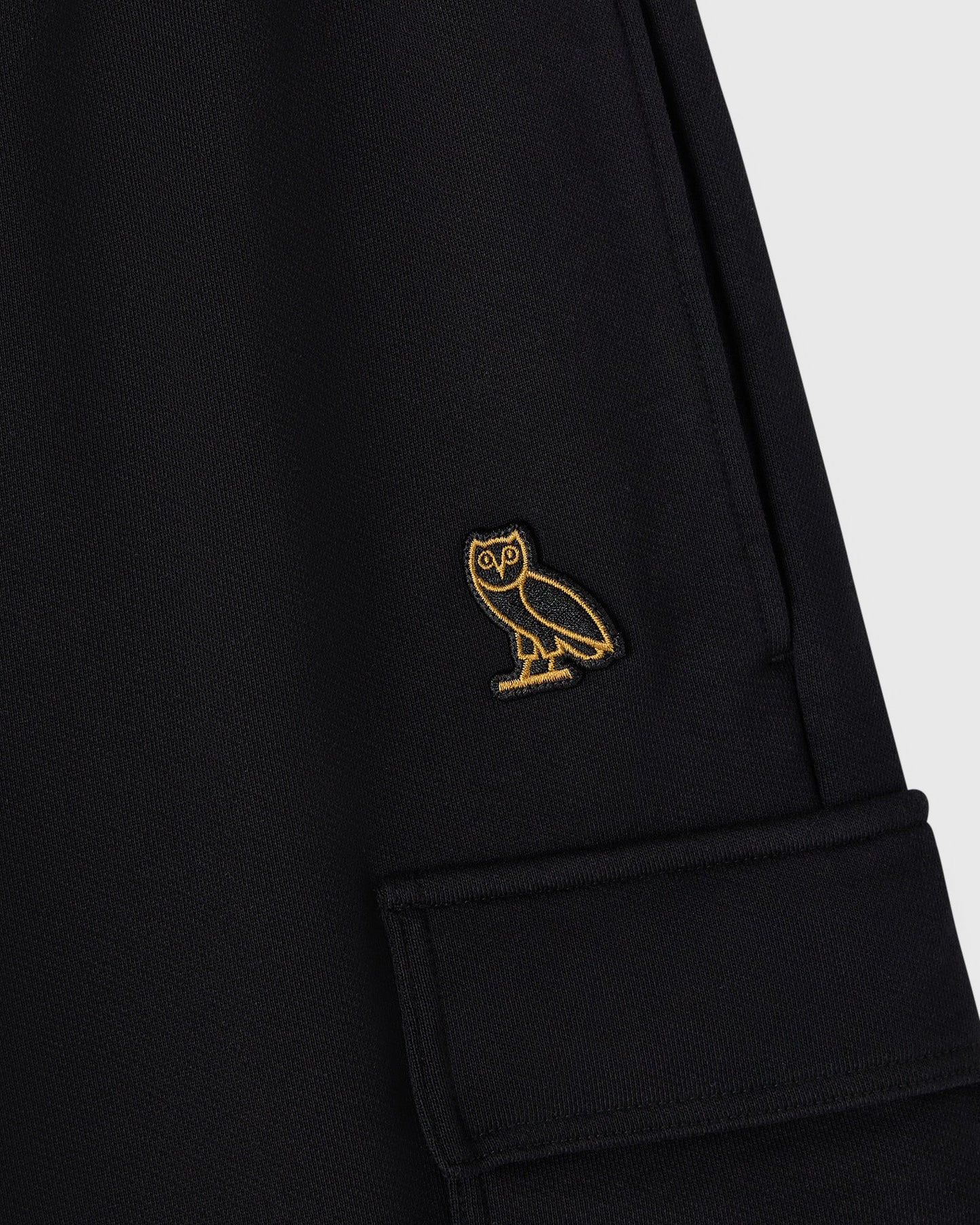 French Terry Cargo Short Black
