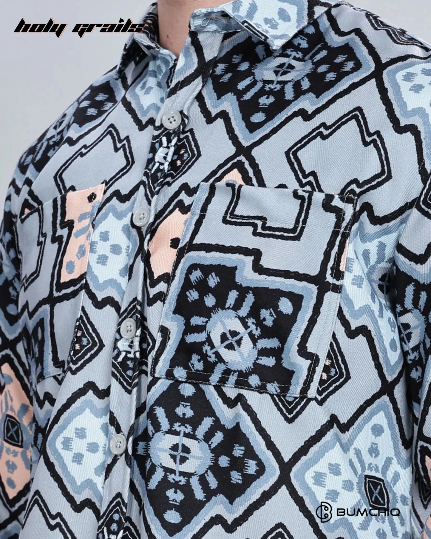 Enigmatic Blue Overshirt HG x Bumchiq
