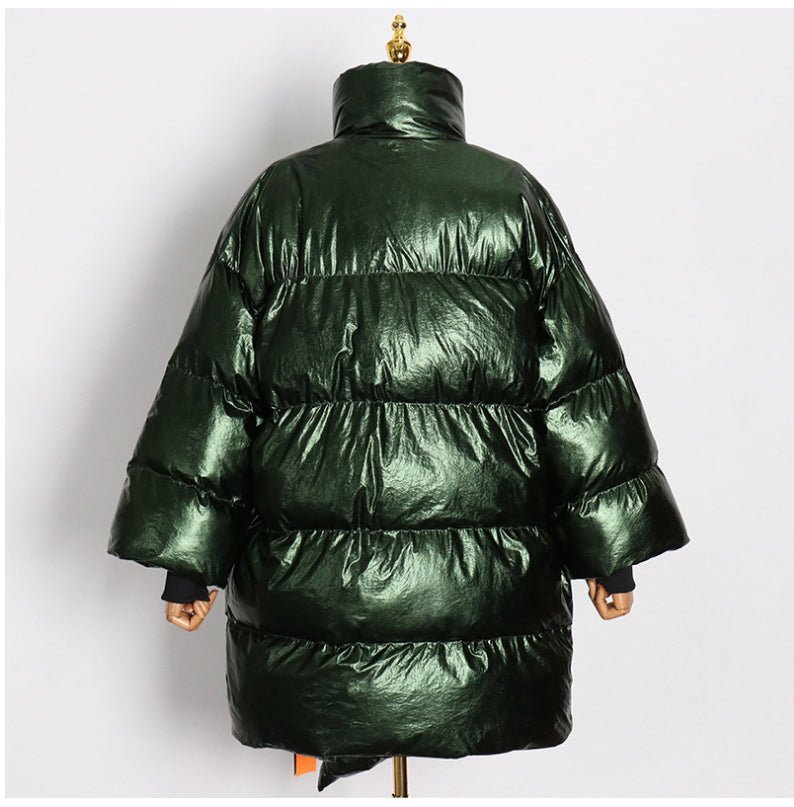 Glossy Quilted Winter Jacket - @phenomenalkat