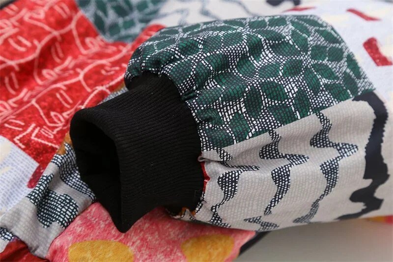 Multi-Print Quilted Reversible Jacket