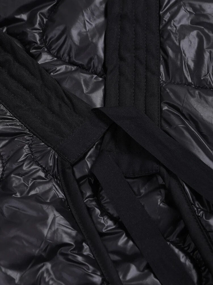 Quilted Kimono Long Coat