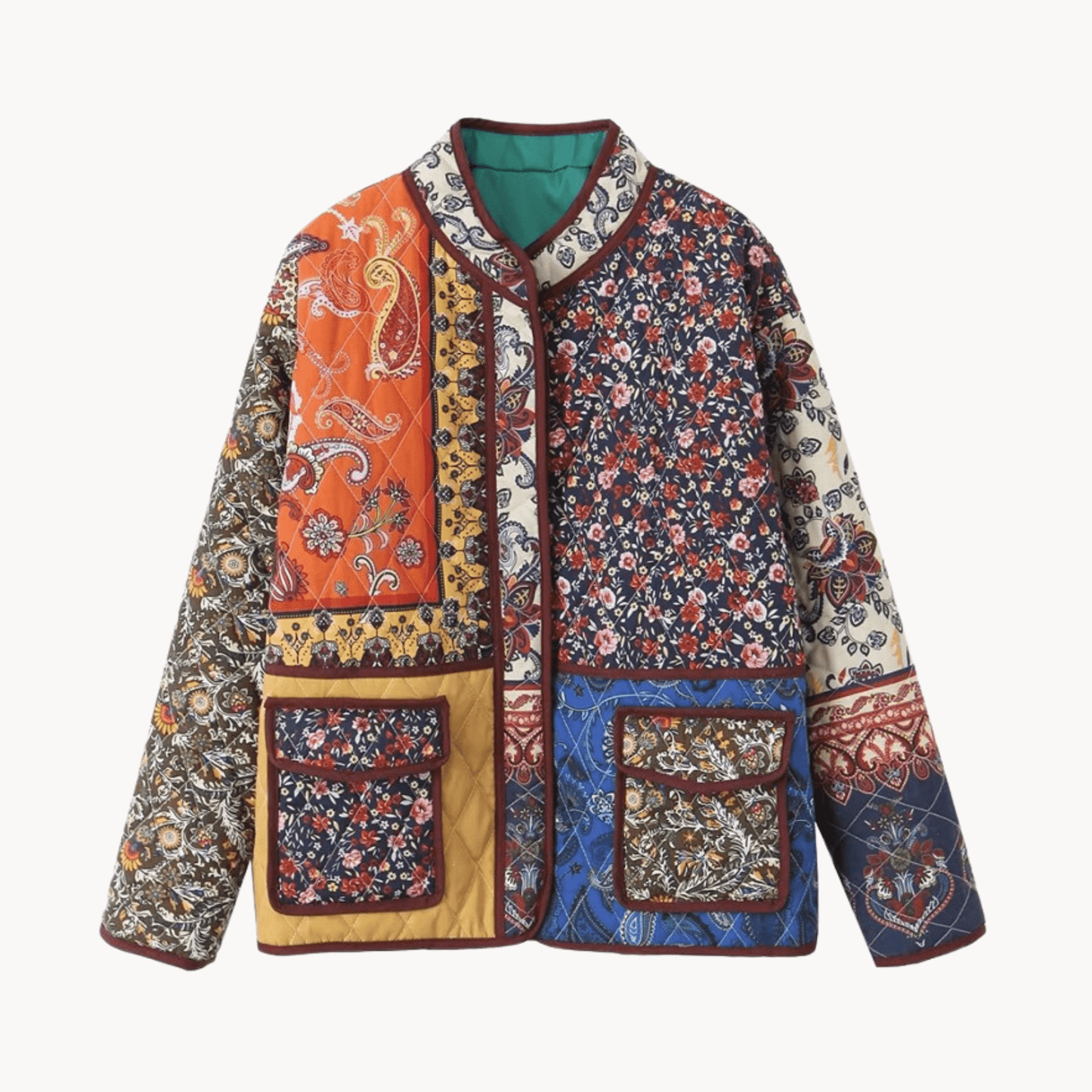 Vintage Floral Quilted Jacket